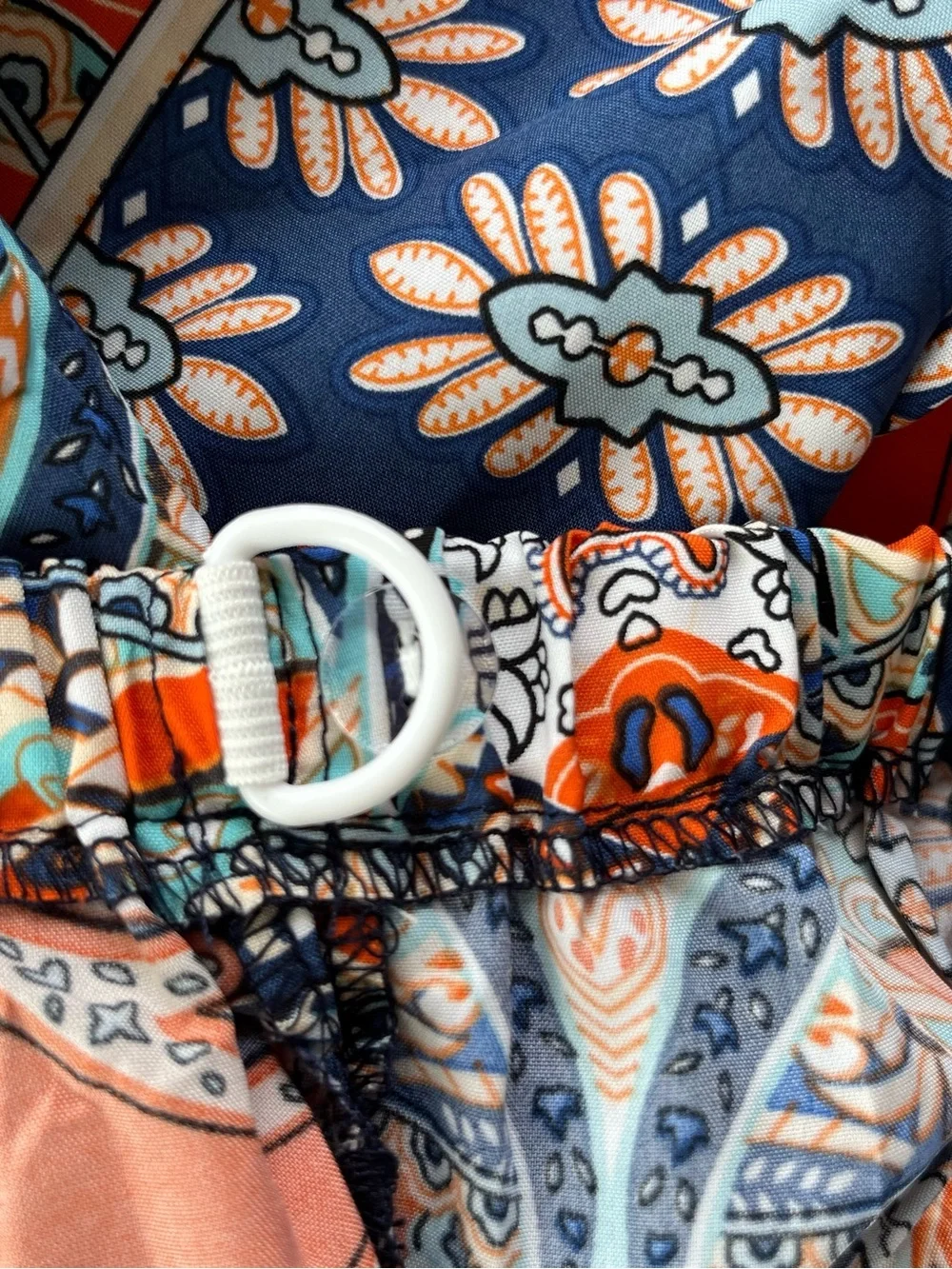 Boho Matching Set XL | Silky Kimono + High Waisted Shorts | Resort Wear